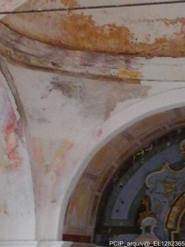 Detalhe de pintura no teto