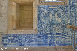 Painel de azulejo Vida de São Bento parede poente