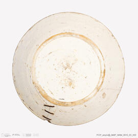 Prato com tocador de guitarra