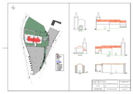 Levantamento - planta, alçados e cortes (2017)