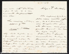 Carta de Carlos Reis para José Malhoa