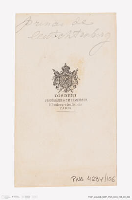 Álbum com retratos de membros das famílias reais europeias