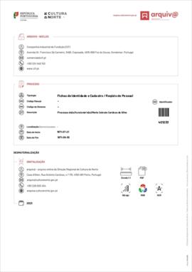 Processo do(a) funcionário(a) Maria Celeste Cardoso da Silva