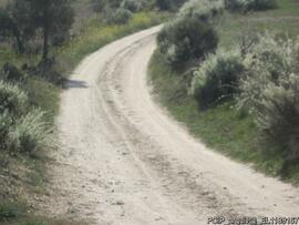 Vista do traçado antes da intervenção