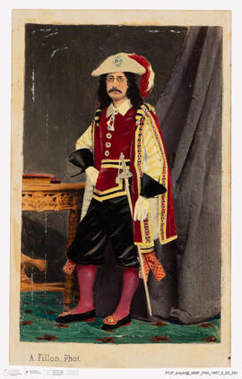 Álbum com fotografias do Baile de Máscaras de Carnaval de Fevereiro de 1865 no Paço Real da Ajuda