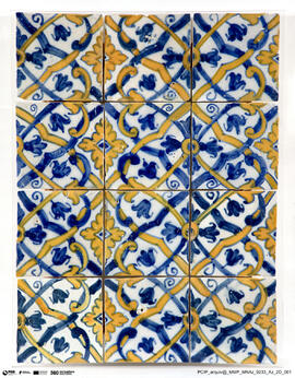 Painel de azulejos de padrão