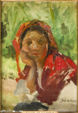 Cabeça de Rapariga. Estudo