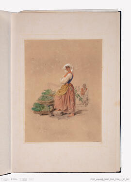 Vendedeira de hortaliça