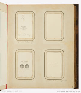 Álbum com fotografias do Baile de Máscaras de Carnaval de Fevereiro de 1865 no Paço Real da Ajuda