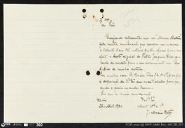 Carta de Moreira Rato