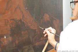 Atelier Porto Restauro, Nave, Tela Última Ceia, Pintura de cavalete