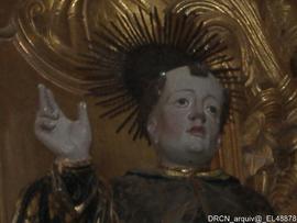 Resplendor - Escultura São Bento - restauro - consertarte