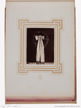 Álbum de fotografias morte rei Vítor Emanuel II