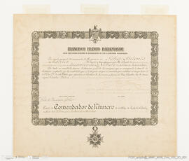 Diploma - Ordem de Isabel la Católica