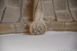 Detalhe do interior da capela