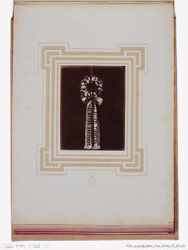 Álbum de fotografias morte rei Vítor Emanuel II