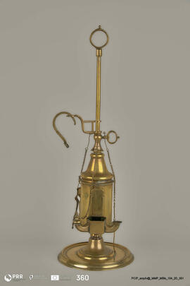 Candeeiro de azeite de dois lumes