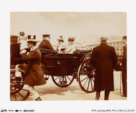 Álbum de fotografias das Viagens a Portugal da Rainha Alexandra e do Kayser Guilherme II