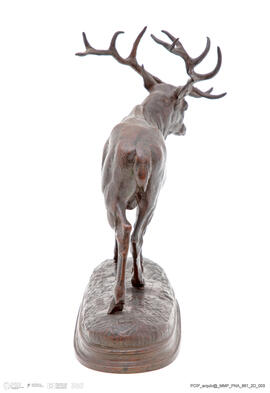 Antoine-Louis Barye - Veado em marcha