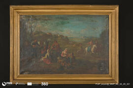 Cena campestre com música