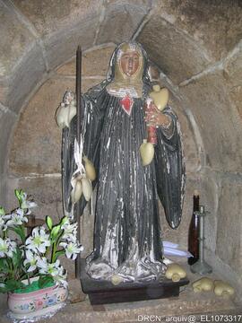 Escultura “Santa Gertrudes”