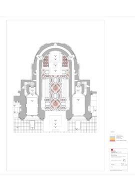 Mapeamento do estado de conservação e alteração dos materiais - plantas e cortes longitudinais e ...