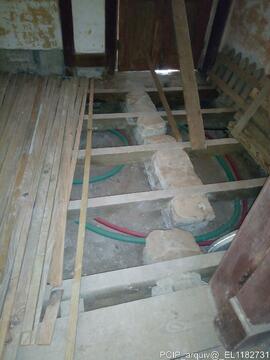 Fotografia da intervencao de conservacao e restauro