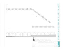 Limpeza e refecho de juntas de 3ª fase - planta e alçado norte dos arcos nºs 9 a 20 (2001-2002)