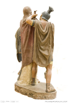 Paixão de Cristo: Cristo e Guarda Romano (do conjunto Jesus perante Pilatos)