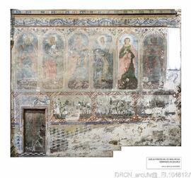 Capela-mor – Alçado norte – Pintura mural