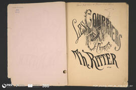 Les Courriers de Th. Ritter - Capa (reverso) e frontispício