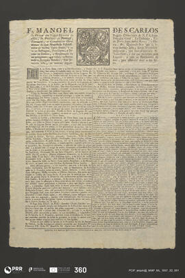 Sufrágios e Indulgências. Fr. Manoel de S. Carlos