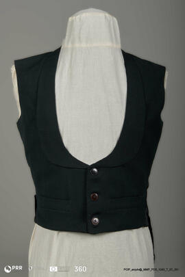 Colete preto de homem