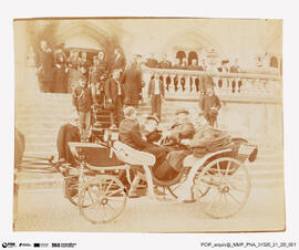 Álbum de fotografias das Viagens a Portugal da Rainha Alexandra e do Kayser Guilherme II