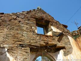 Fotografia das ruinas da capela