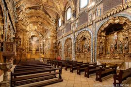 Nave igreja, alçado sul, Arco do cruzeiro e capela-mor