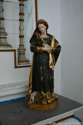 Fotografia do interior do templo