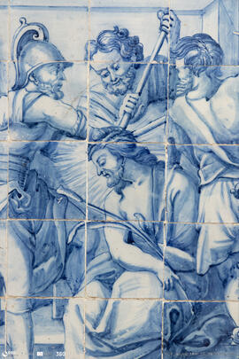 Painel azulejos Flagelação de Cristo