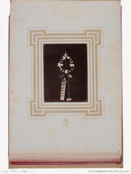 Álbum de fotografias morte rei Vítor Emanuel II