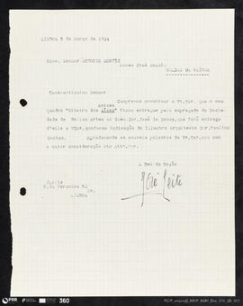 Carta de José Leite