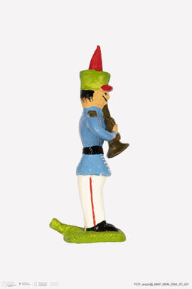 Músico tocando clarinete