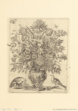 Vase de Fleurs Cinq Planches De vases de Fleurs avec Deuises