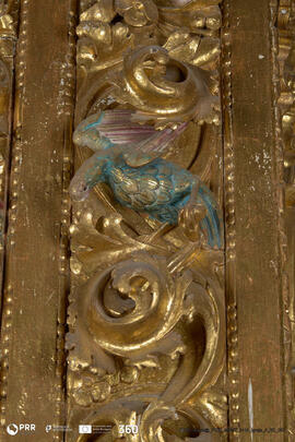 Capela de S.ª Gertrudes (pormenor em talha)