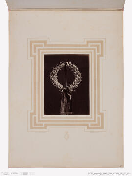 Álbum de fotografias morte rei Vítor Emanuel II