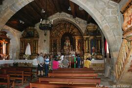 Vista do interior do templo