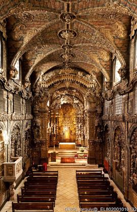 Interior da igreja do Convento de Santa Clara do Porto - Fotografia 002