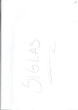 Siglas
