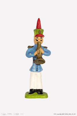 Músico tocando clarinete