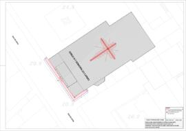 Reabilitação da fachada - planta de implantação cotada (2014)