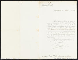 Nota do Ministério de Estado de Espanha